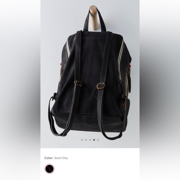 Free People NWOT Leather Backpack - Picture 4 of 16